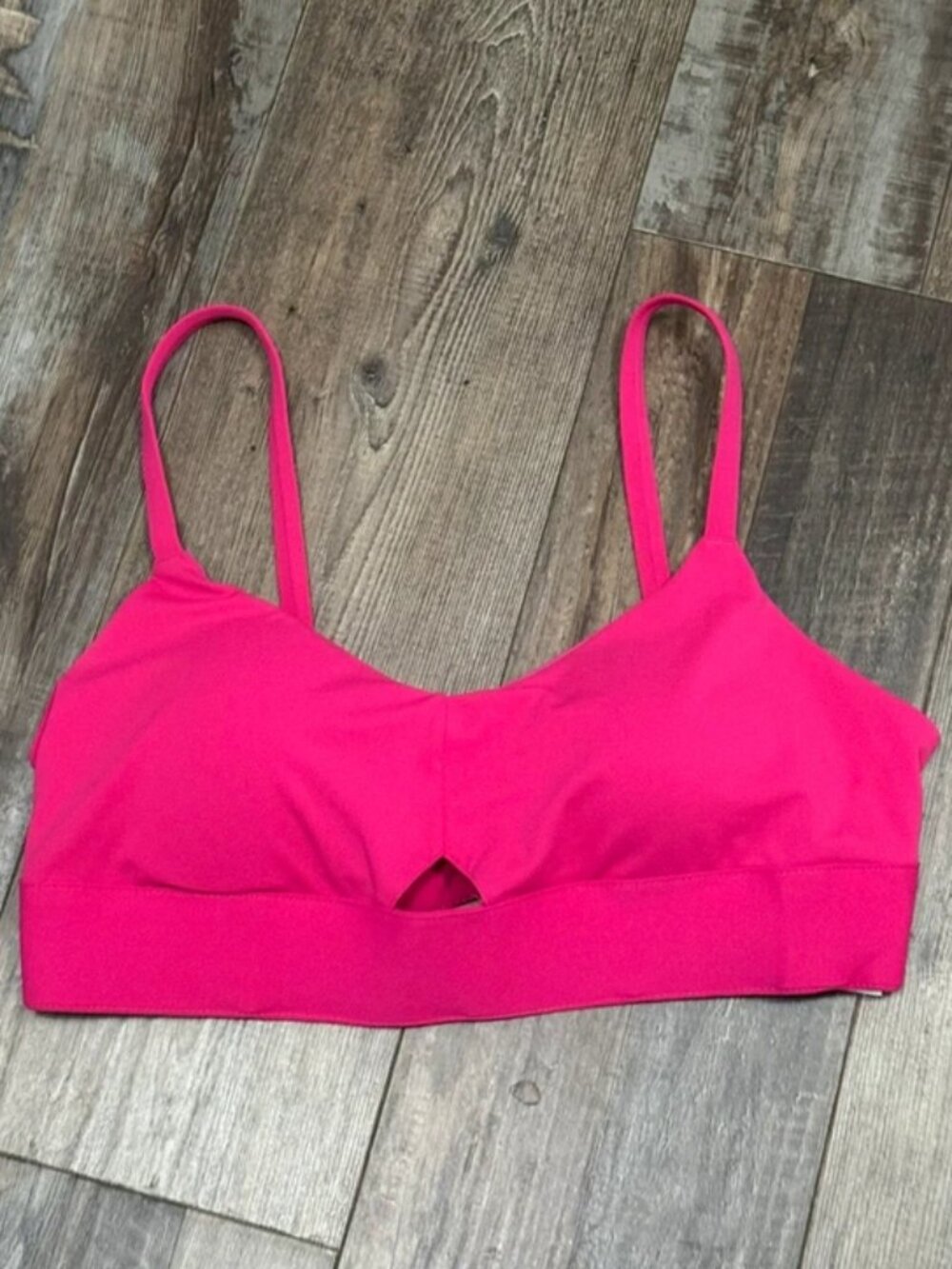 Fabletics Malindi Hot Pink Medium Impact Sports Bra Size Large